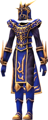 MU Online Rune Legendary set worn by a Rune Wizard