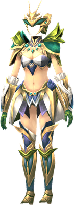 MU Online Rune Light set worn by a Rune Wizard