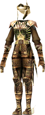 MU Online Rune Pad set worn by a Rune Wizard