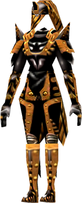 MU Online Rune Spink set worn by a Rune Wizard