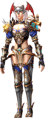 MU Online Manticore Slayer set worn by a Slayer