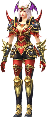 MU Online Soul Slayer set worn by a Slayer
