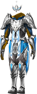 MU Online Glimmer set worn by a White Wizard