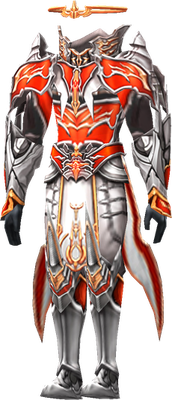 MU Online Light Ray set worn by a White Wizard