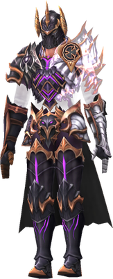 MU Online Silver Heart White Wizard set worn on the character